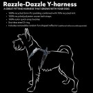 Hurtta Razzle-Dazzle Y-sele, Bilberry thumbnail