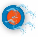 Chuckit Hydro Flight Frisbee, 24 cm thumbnail