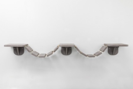 Trixie Taubro til Vegg i Tre / Sisal, 150 x 30 cm, Grå