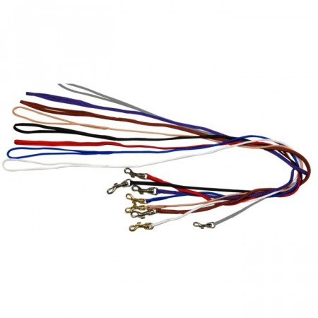 Utstillingsline med Krok, Brun, 5 mm
