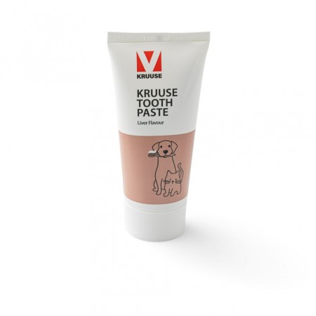 Kruuse Tannpasta med Enzymer og Leversmak, for Hund og Katt