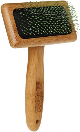 Bamboo Groom Soft Slicker med Knotter