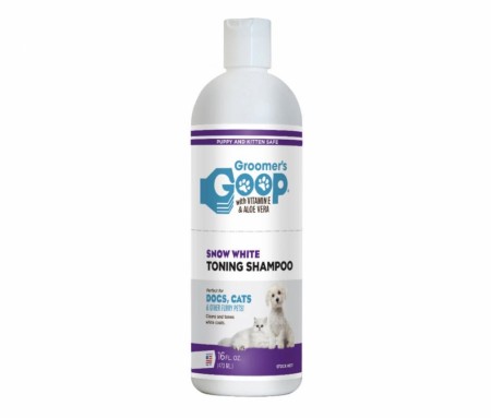 Groomer's Goop Snow White Toning Shampoo, 473 ml