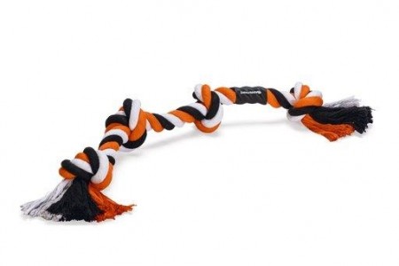 Beeztees Flossy Rope, Cotton med 4 Knuter, 57 cm