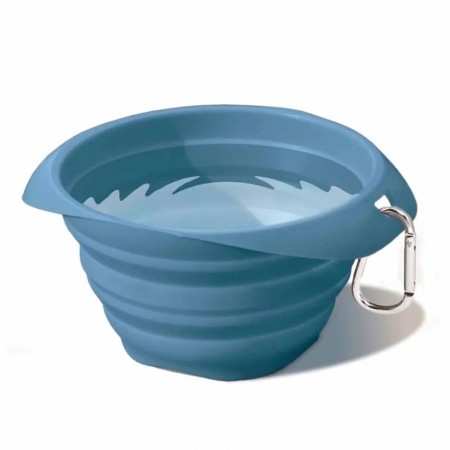 Kurgo Collaps-A-Bowl, Reiseskål, Blå, 710 ml