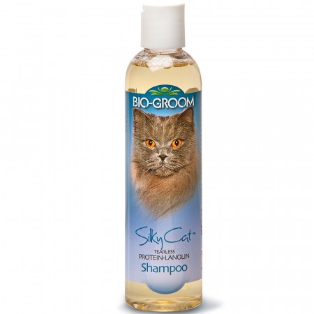 Bio-Groom Silky Cat Tearless Protein-Lanolin Shampoo, 236 ml