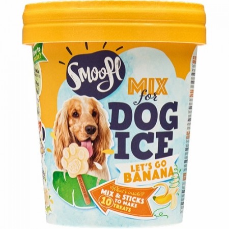 Smoofl Ice Treat Mix til Hund, Banan